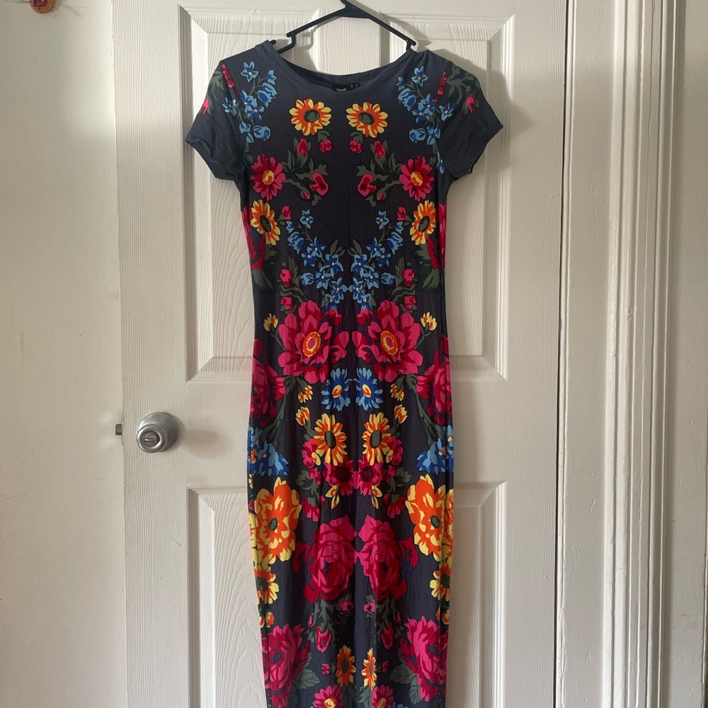 Asos form fitting maxi dress